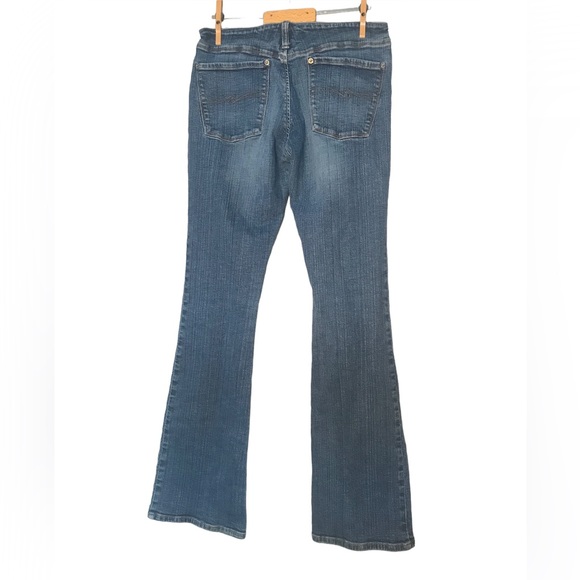 Y2K Silver Flair Jeans - Picture 3 of 5